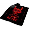 Sablio Plážová deka ACDC Červená ruka: 200x140 cm
