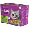 WHISKAS mixovaný výber hovädzina kura losos tuniak v želé 12 x 85 g