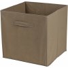 Dochtmann Box do kallaxu, úložný, textilný, hnedý, 31 × 31 cm