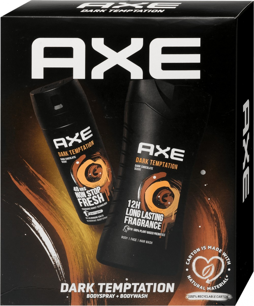 Axe Dark Temptation deospray 150 ml + sprchový gél 250 ml darčeková sada