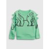 Gap 596128-00 Dětská mikina 3D dino Zelená