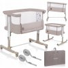 Lionelo Prístavná postieľka voľne stojaca kolíska 3v1 so sadou príslušenstva Aurora