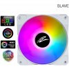 EVOLVEO 12FSW ventilátor 120mm, ARGB, bílý rám, slave RGBFAN12FSW