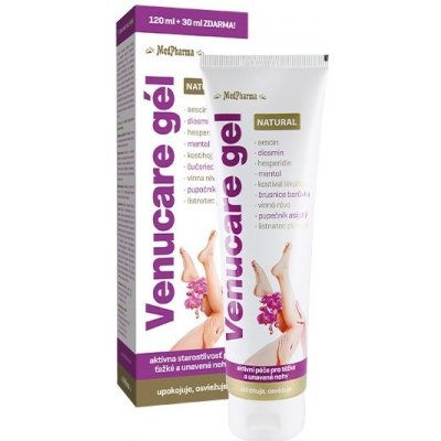 MedPharma Venucare gél NATURAL 120 ml + 30 ml