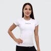 GymBeam Dámské tričko FIT White - XS - bílá