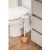 Štětka na WC kytka s květinou Florganic VIGAR (barva - světle zelená, bílá, hnědá)