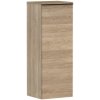 Hansgrohe Xelu Q Bočná skrinka 40x107x35 cm, 1 dvierka, pánty vpravo, prírodný dub/matná čierna 54133670-HG