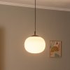 TK Lighting Závesné svietidlo Vibe, opálové biele sklo, Ø 30 cm - 4789