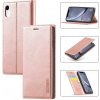 Apple Puzdro iPhone XR knižkové ružovo zlaté