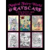 Magical Fairy World Grayscale Coloring Book by Molly Harrison