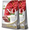 Farmina N&D dog QUINOA adult medium & maxi, neutered, duck, broccoli & asparagus 2 x 12 kg
