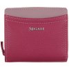 Malá dámska kožená peňaženka Segali 7544 B Magenta tmavo ružová