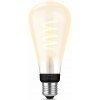 Philips Hue 8719514301504 LED filamentová žiarovka ST72 1x7W E27 550lm 2200-4500K White Ambience, stmievateľná, Bluetooth