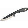 TOPS KNIVES Mini Scandi Neck Knife Black Micarta 02TP105