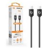 Aligator DATKP31 Dátový POWER 3A USB-C - USB-C, 1m, černý