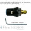 Silver MEDIC® VÝMENNÁ KARTUŠA PRE VÝDAJNÝ KOHÚTIK Z BRÚSENEJ NEREZE
