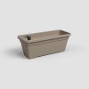 Truhlík VENEZIA, samozavlažovací, 80cm, plast, šedá|MATTE TAUPE|Artevasi