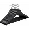 SONGMICS Vešiaky na šaty 10 ks čierne
