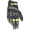 rukavice HALO, ALPINESTARS (černá/zelená/žlutá fluo, vel. 2XL)