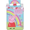 Jerry Fabrics Obliečky Peppa Pig Dúha