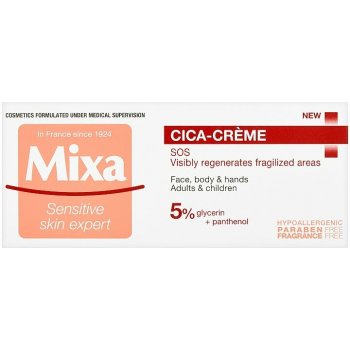 MIXA Cica SOS regeneračný krém na tvár, ruky a telo (5% Glycerin + Panthenol) 50 ml