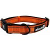 Alcott Reflexní obojek pro psy Adventure oranžový neon velikost M