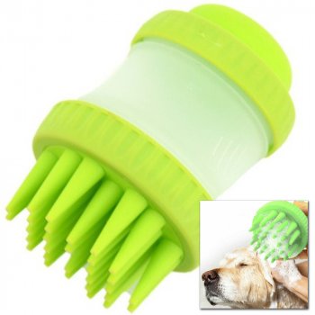 TFY Dog Washer Pomôcka na kúpanie psov so silikónovými štetinami 2v1 zelená  od 4,99 € - Heureka.sk