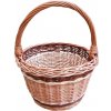 HRADIL Košík prútený na huby a nákup HRIBÁK IV. Rozmery koša: Priemer 30 cm x v.po ucho 33 cm, bez ucha 17 cm