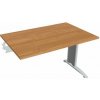 Hobis Pracovný stôl Flex, 120x75,5x80 cm, jelša/kov