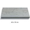 Semmelrock Lusso Tivoli 60x30x4,5cm, Farby krémovo-biela