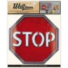 Wall decor Retro STOP - samolepiaca dekorácia 30,5x38 cm
