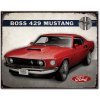 Plechová ceduľa Ford Mustang 1969 Boss 30 cm x 38 cm