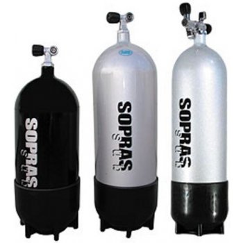 SOPRAS láhev 12 l s botkou (ventil) s řadovým dvojventilem