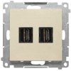 Zásuvka 2xHDMI šampanská matná SIMON55 (Simon)