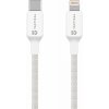 Tactical Stitch Thread Cable USB-C/Lightning 0.3m White