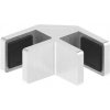 Feldmann 80570-240-EH-12 - nerezový držiak skla - rohová spojka 90°, AISI 304, pre hr. 12,76 - 13,52 mm, pre nerezové zábradlie