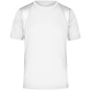 James&Nicholson Pánske funkčné tričko JN306 White XXL