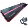 Nafukovacia gymnastická podložka AirTrack MASTER 400 x 100 x 10 cm, čierno-ružová