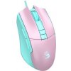 A4tech BLOODY L65 Max, RGB podsvícená herní myš, 12000 DPI, USB, růžová L65 MAX PK
