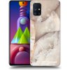 Picasee silikónový prehľadný obal pre Samsung Galaxy M51 M515F - Cream marble