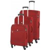 Cestovné kufre set 3ks Dielle S,M,L 211 L červená