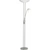 Eglo | EGLO 85971 - Stmievateľná stojacia lampa BAYA 1xR7s/230W+1xG9/33W matný chróm | EG85971