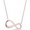 Náhrdelník Nekonečno z ružového 14 kt zlata KLENOTA K0850014