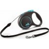 Vodítko Flexi Black Design S 5m (max 12kg) lanko modré