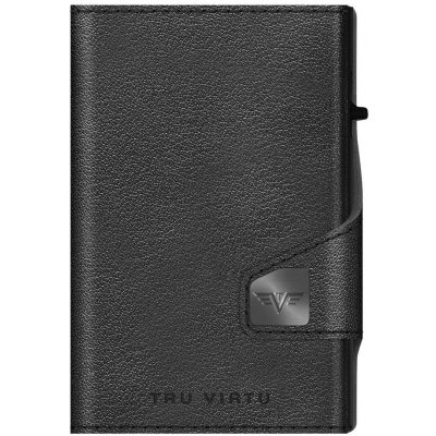 TRU VIRTU Twin Wallet Click & Slide - leath. Nappa Black