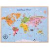 Bigjigs Dřevěné Mapa světa 35 dielov