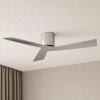 Stropný ventilátor Lucande Ventoro, Ø 132 cm, strieborný, kovový - 10048982