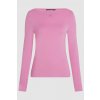 TRIČKO KARL LAGERFELD MODAL LONGSLEEVE OPERA MAUVE