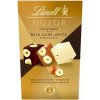 Lindt Nuxor Mliečna, horká a biela čokoláda s celými a mletými jadrami lieskových orieškov 150 g