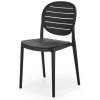 Halmar K529 stolička, PVC, čierna